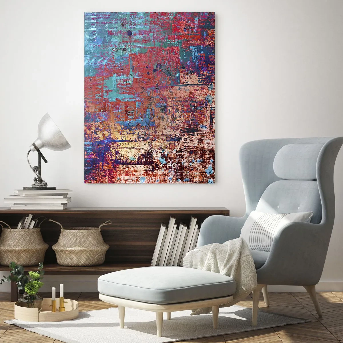 Schilderen op glas - Geheugen en vergetelheid - 80x120 cm
