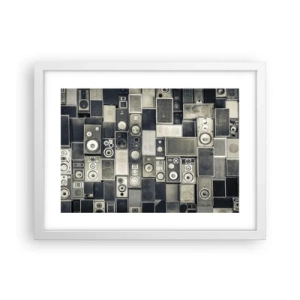 Poster in een witte lijst - En alles is goed - 40x30 cm