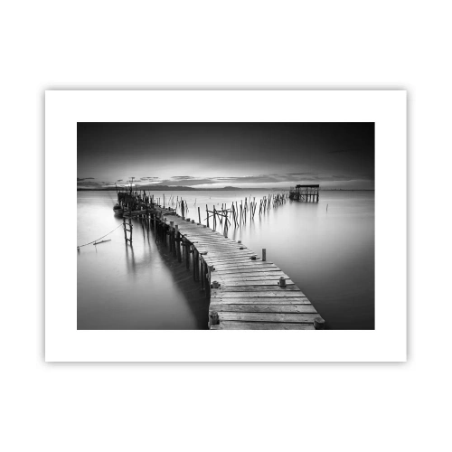 Poster - De rust van een vergeten kust - 40x30 cm