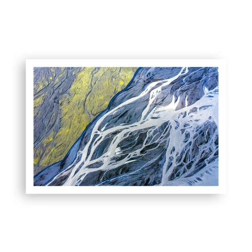 Poster - Rotstekeningen van de natuur - 91x61 cm