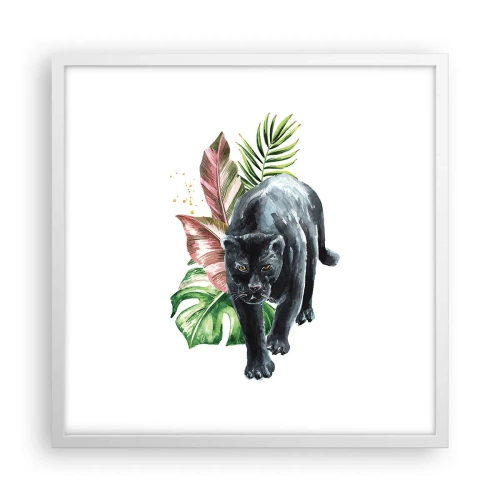 Poster in een witte lijst - Wilde van het hart - 50x50 cm