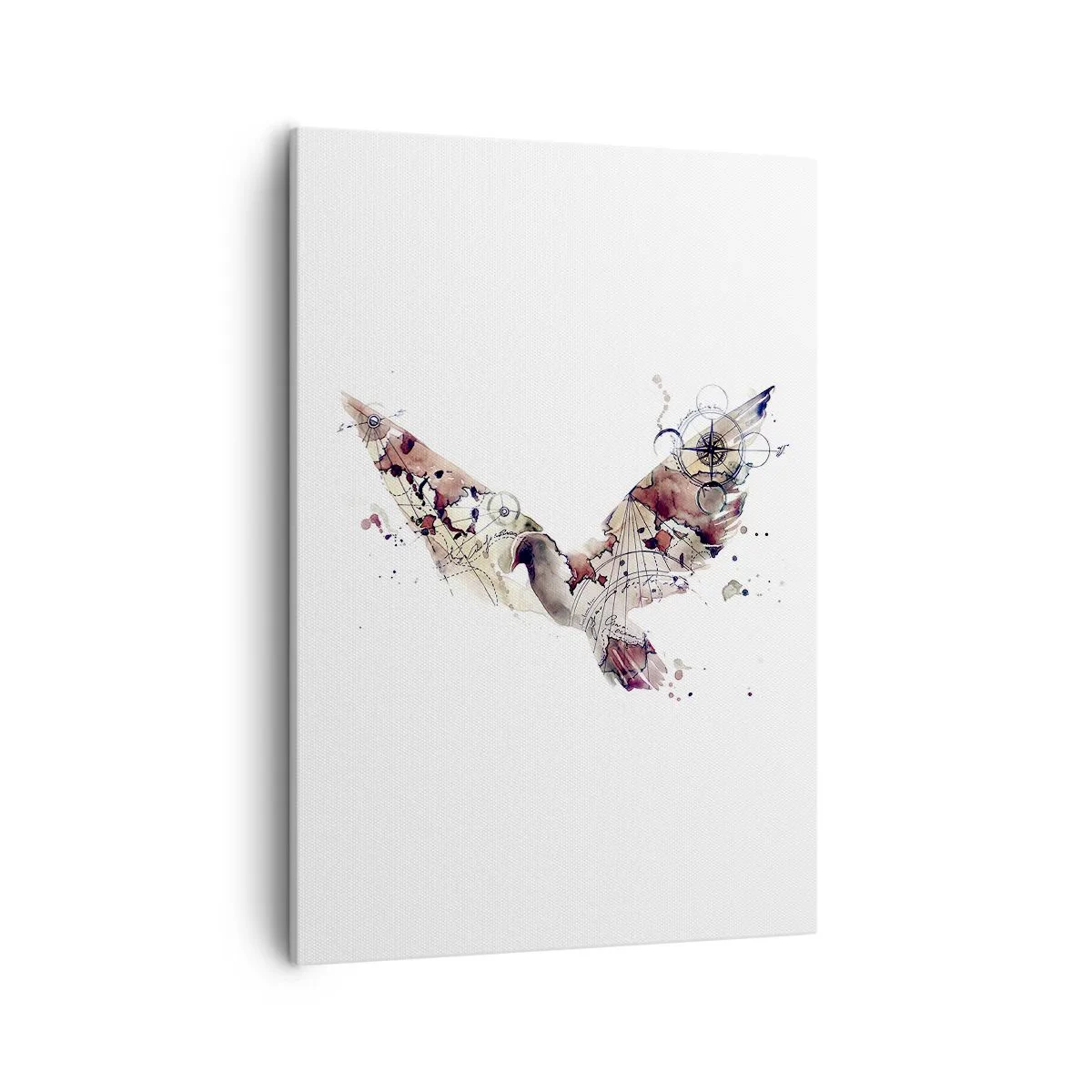 Schilderen op canvas - Een bovenhandse wandelaar - 50x70 cm