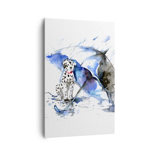 Schilderen op canvas - Daar is een vriend voor - 80x120 cm