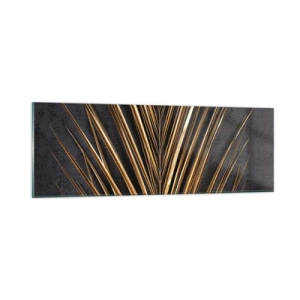 Schilderen op glas - Het goud van de tropen - 90x30 cm