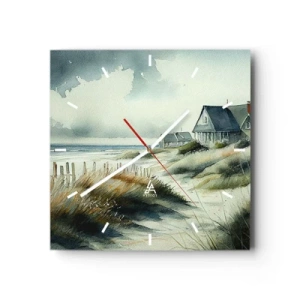 Wandklok - Klok - Weg van de drukte - 30x30 cm