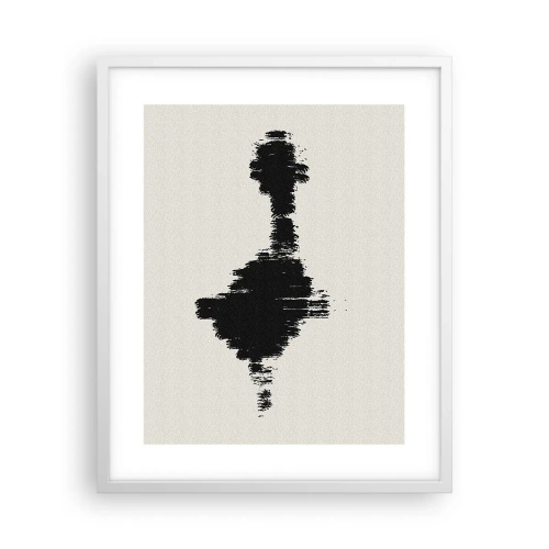 Poster in een witte lijst - Trillingen van verbeelding - 40x50 cm