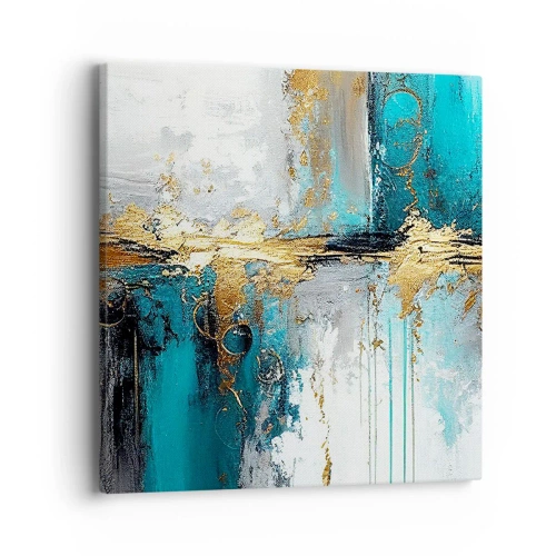 Schilderen op canvas - Alles vloeit - 40x40 cm