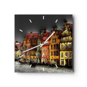 Wandklok - Klok - Het enige wat ontbreekt is een betoverde koets - 40x40 cm