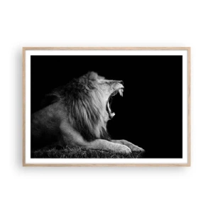 Een poster in een licht eiken lijst - Zonder enige twijfel - 100x70 cm