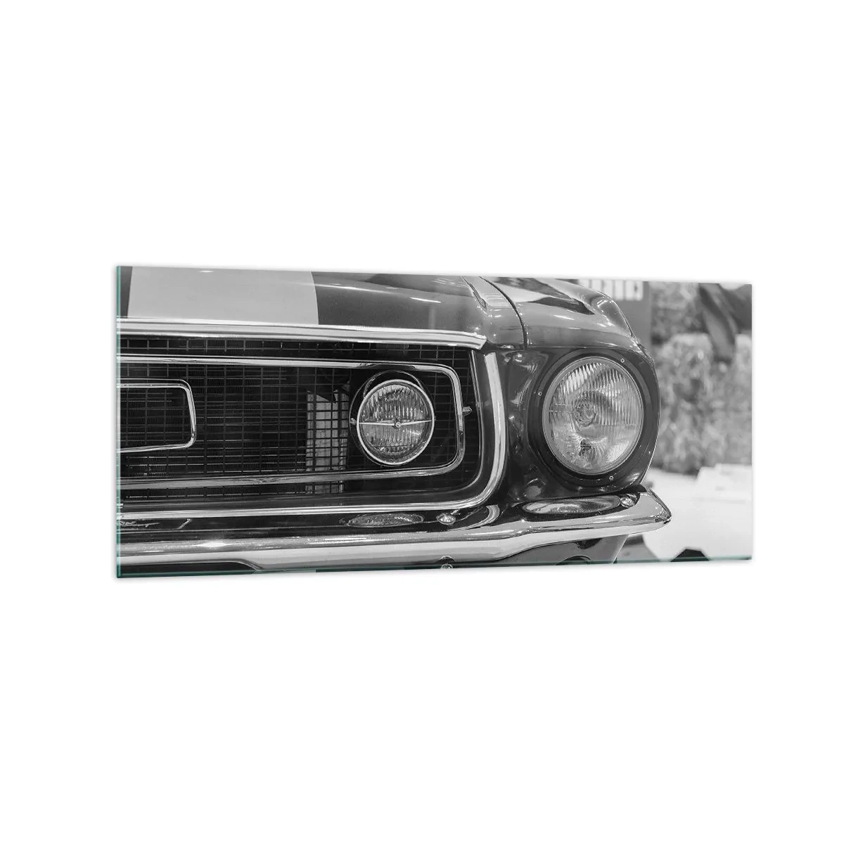 Schilderen op glas - Hard rijden - 120x50 cm