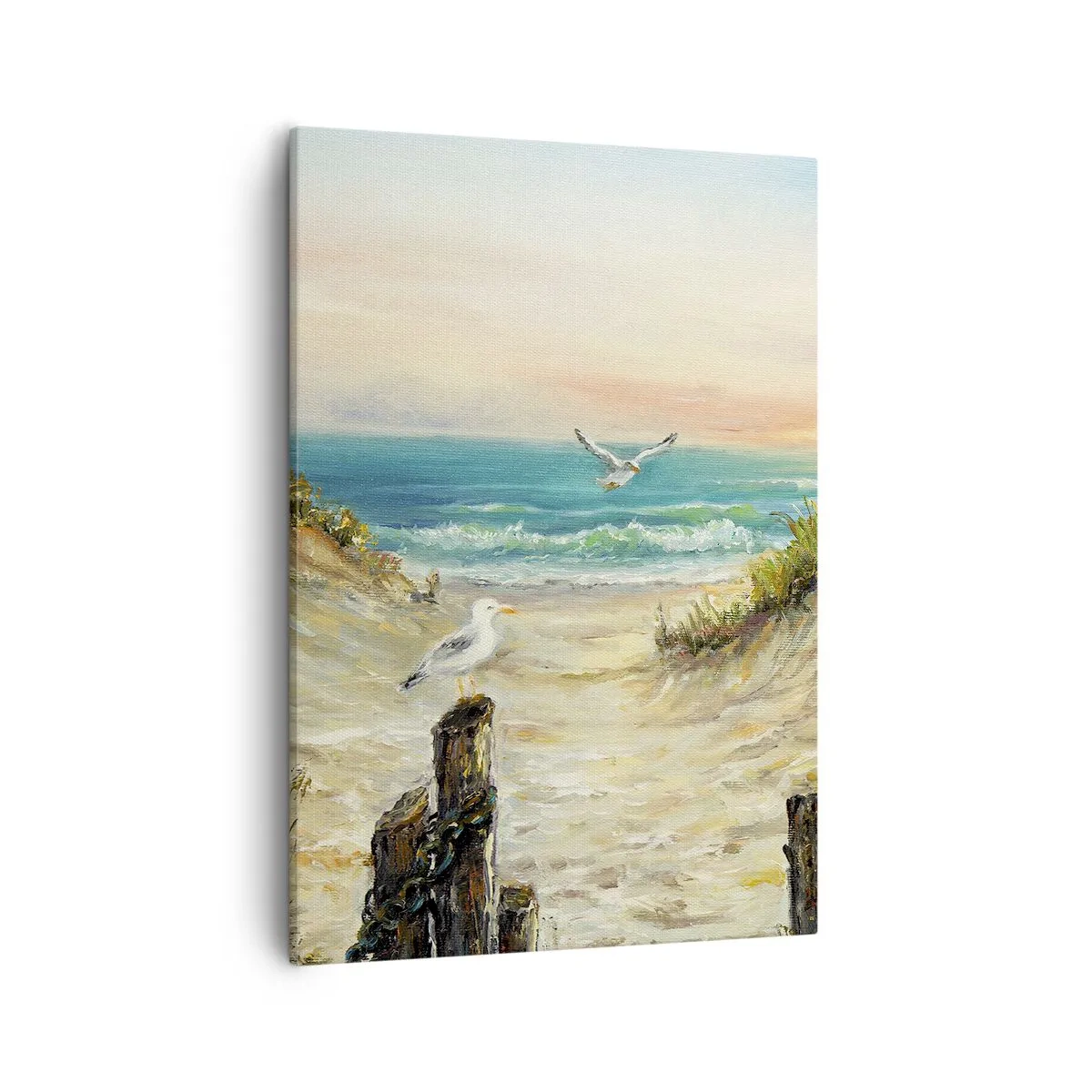 Schilderen op canvas - Windstille afzondering - 50x70 cm