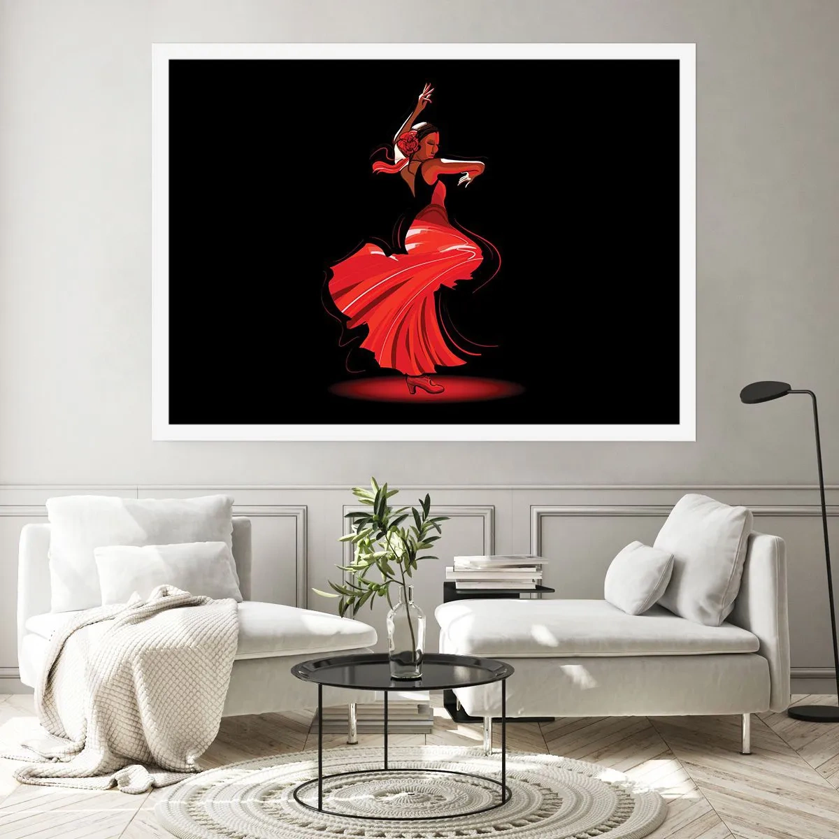 Poster - De vurige geest van flamenco - 40x30 cm