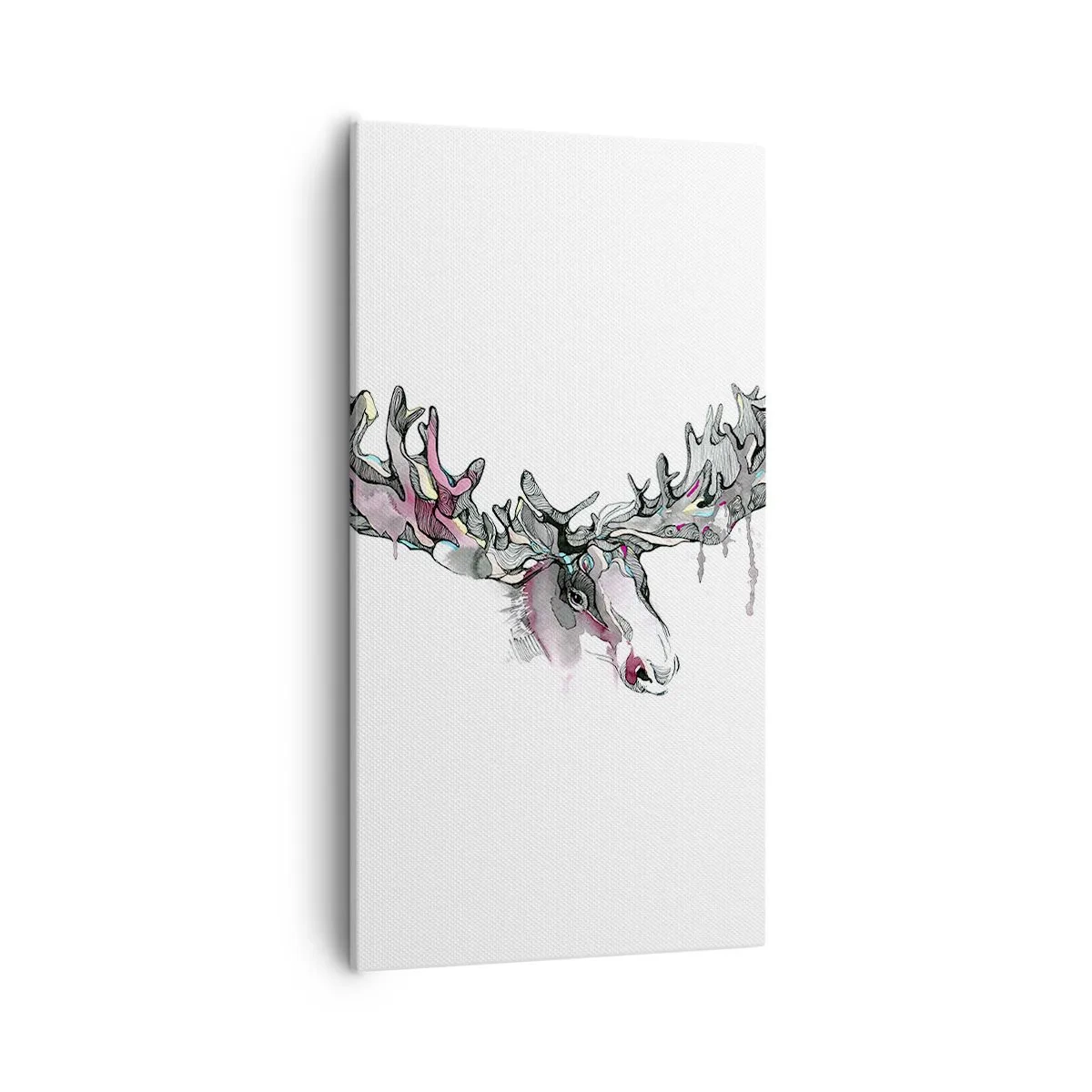 Schilderen op canvas - Kroon van de boskoning - 55x100 cm