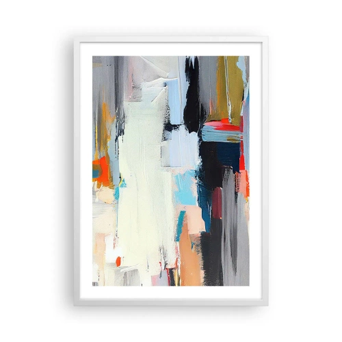 Poster in een witte lijst - Is er een methode? - 50x70 cm