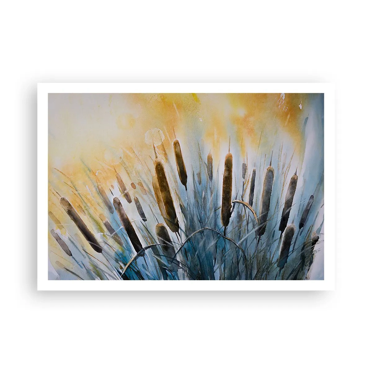 Poster - De kou van het water, de hitte van de zon - 100x70 cm