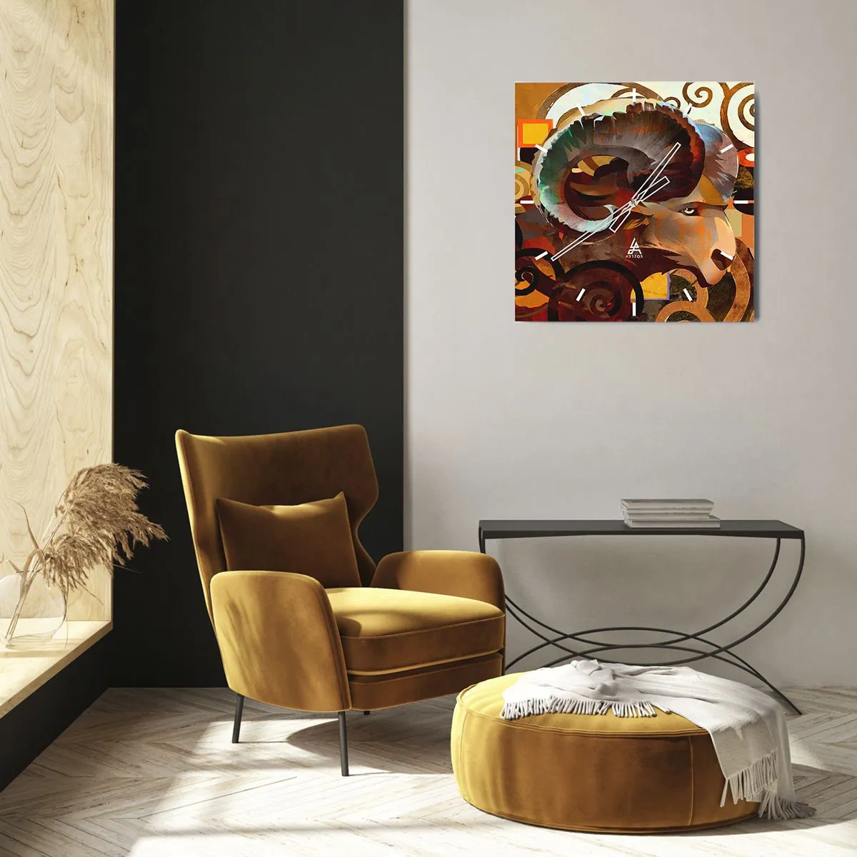 Wandklok - Klok - Magie - religies - rituelen - 40x40 cm