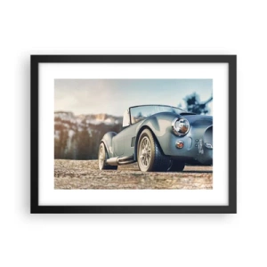 Poster in een zwarte lijst - Omdat stijl ertoe doet - 40x30 cm