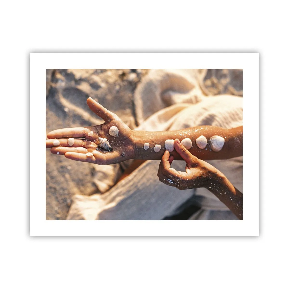 Poster - Schoonheid binnen handbereik - 50x40 cm