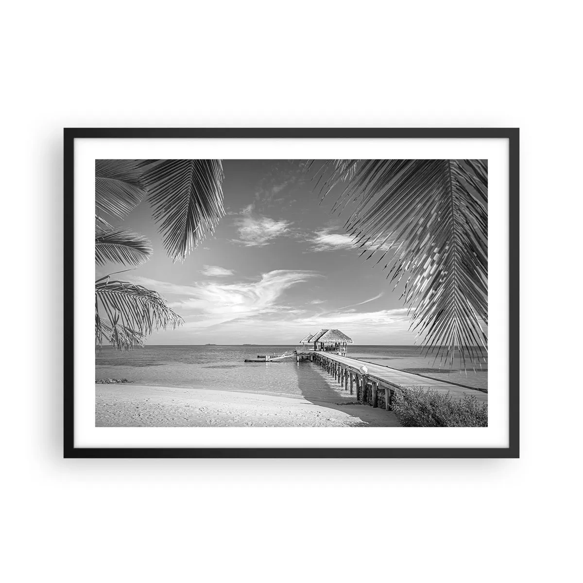 Poster in een zwarte lijst - Herinnering of droom? - 70x50 cm