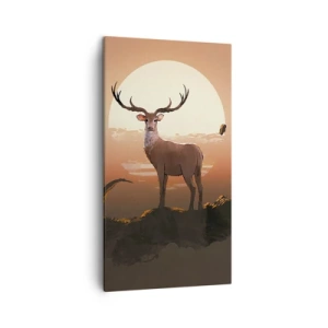 Schilderen op canvas - Deze nacht is anders dan alle andere - 45x80 cm