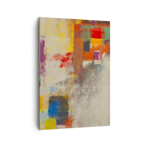 Schilderen op canvas - Kleur geometrie - 50x70 cm