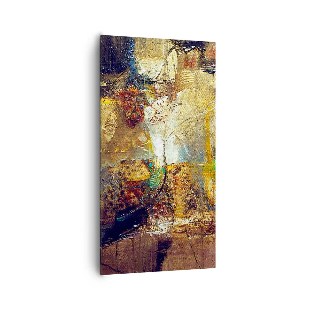 Schilderen op canvas - Koud, warmer, heet - 65x120 cm