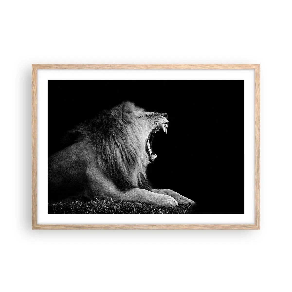 Een poster in een licht eiken lijst - Zonder enige twijfel - 70x50 cm