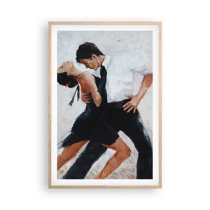 Een poster in een licht eiken lijst - Tango van mijn dromen - 61x91 cm