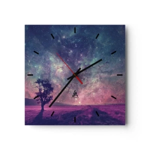 Wandklok - Klok - Onder de magische hemel - 30x30 cm