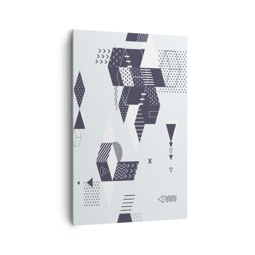 Schilderen op canvas - In de ziel van een wiskundige - 80x120 cm