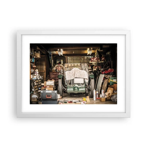 Poster in een witte lijst - Terug naar het verleden - 40x30 cm