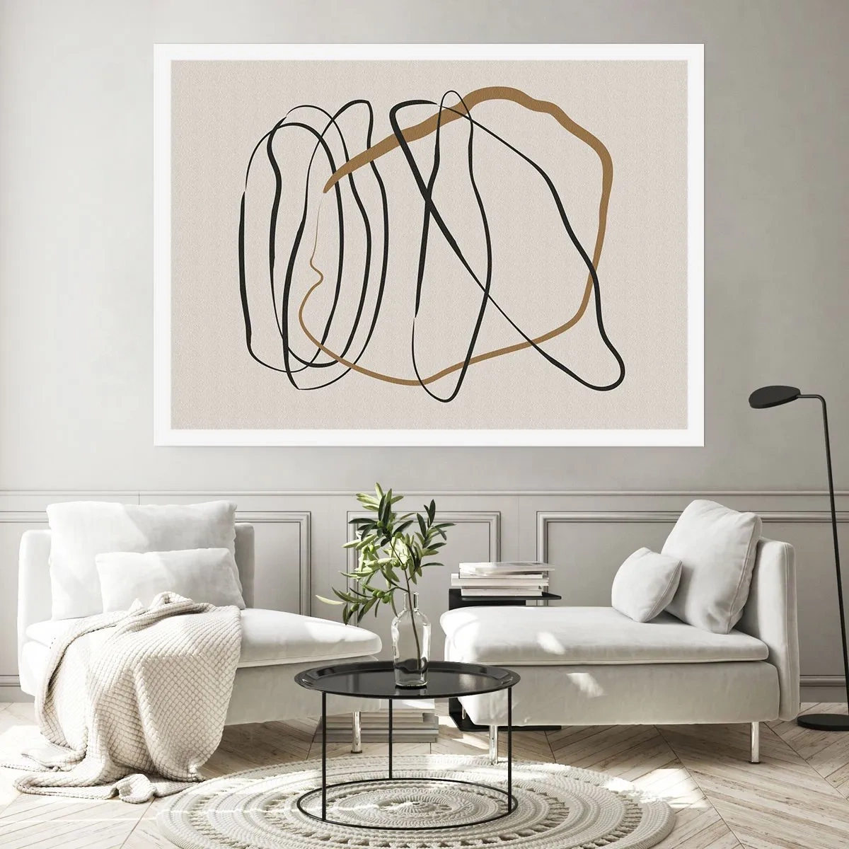 Poster - Compositie – loopdans - 40x30 cm