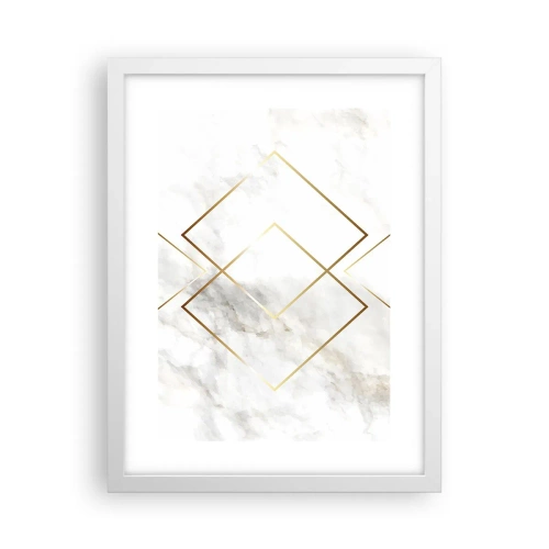 Poster in een witte lijst - Een uitzicht tot in het oneindige - 30x40 cm