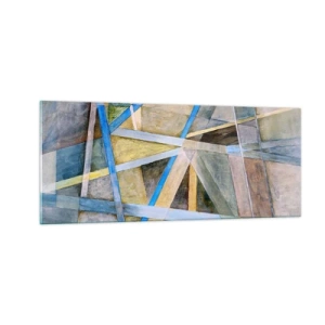Schilderen op glas - Recht of diagonaal? - 100x40 cm