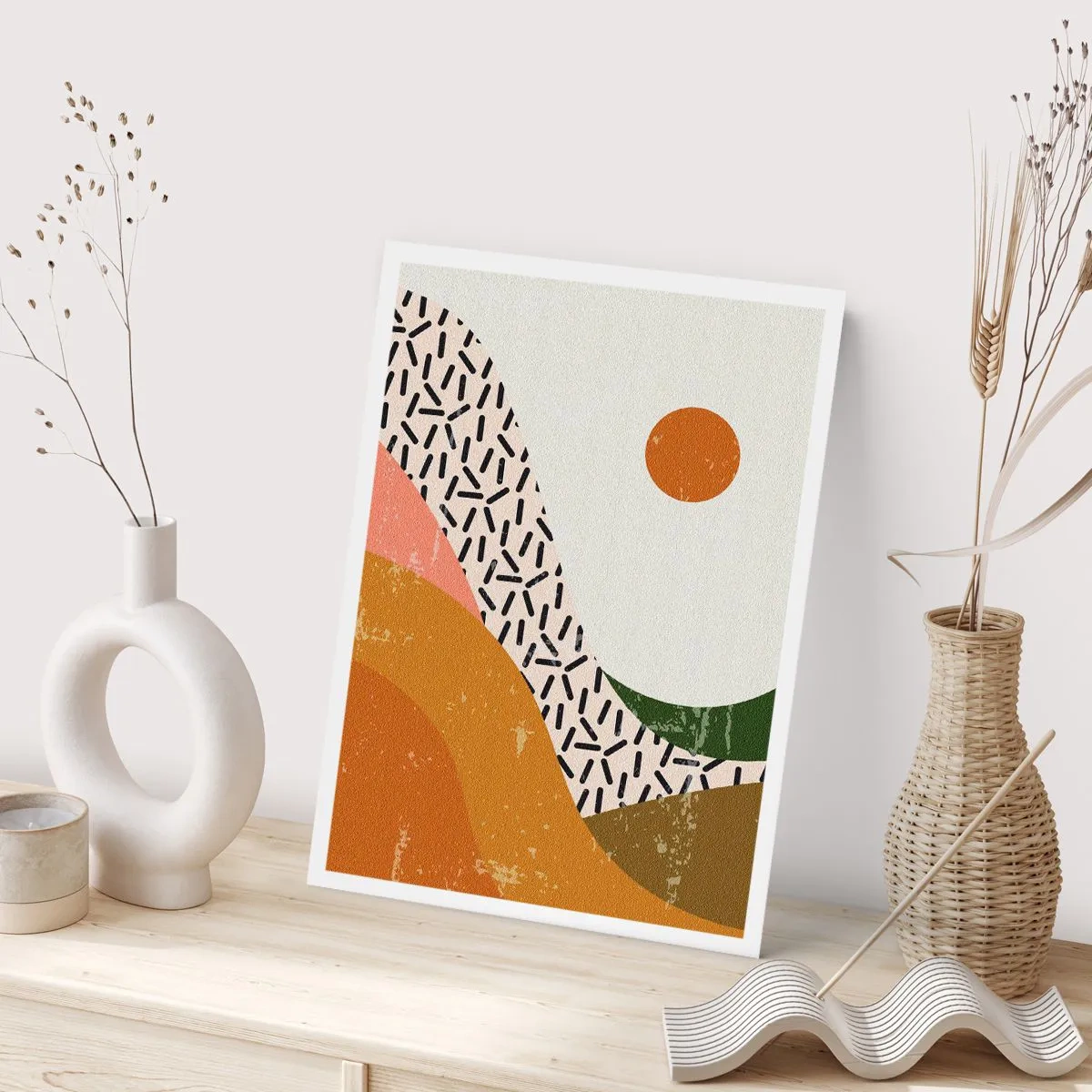 Poster - Zonne-abstractie - 40x50 cm