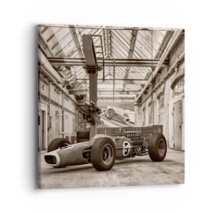 Schilderen op canvas - De rust van de winnaar - 40x40 cm