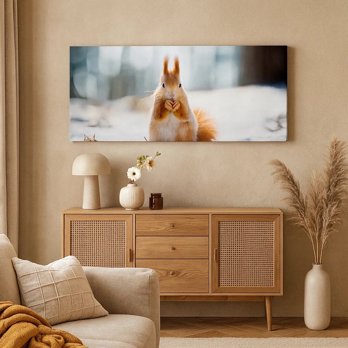 Schilderen op canvas - Waar kijk je naar? - 30x30 cm