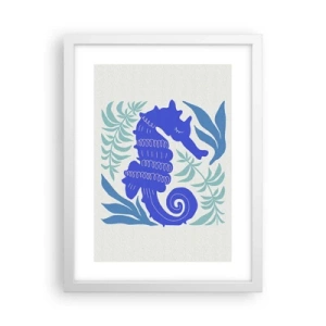 Poster in een witte lijst - In een onderwaterweide - 30x40 cm