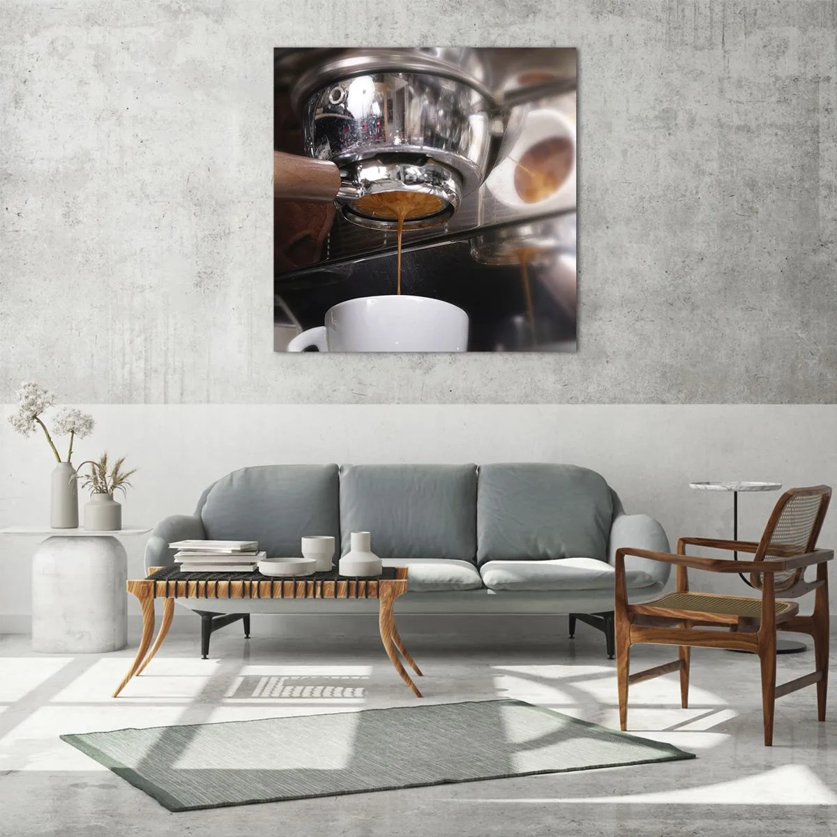 Schilderen op glas - Goede tijd van de dag - 50x50 cm
