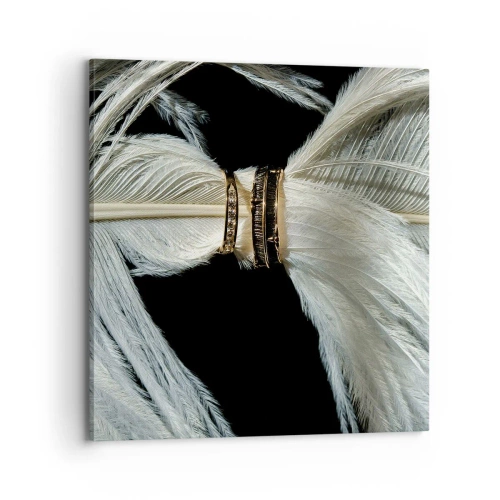 Schilderen op canvas - ... en ik zal je niet verlaten ... - 70x70 cm