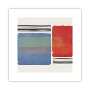 Poster - De geest en de letter van de geometrie - 30x30 cm