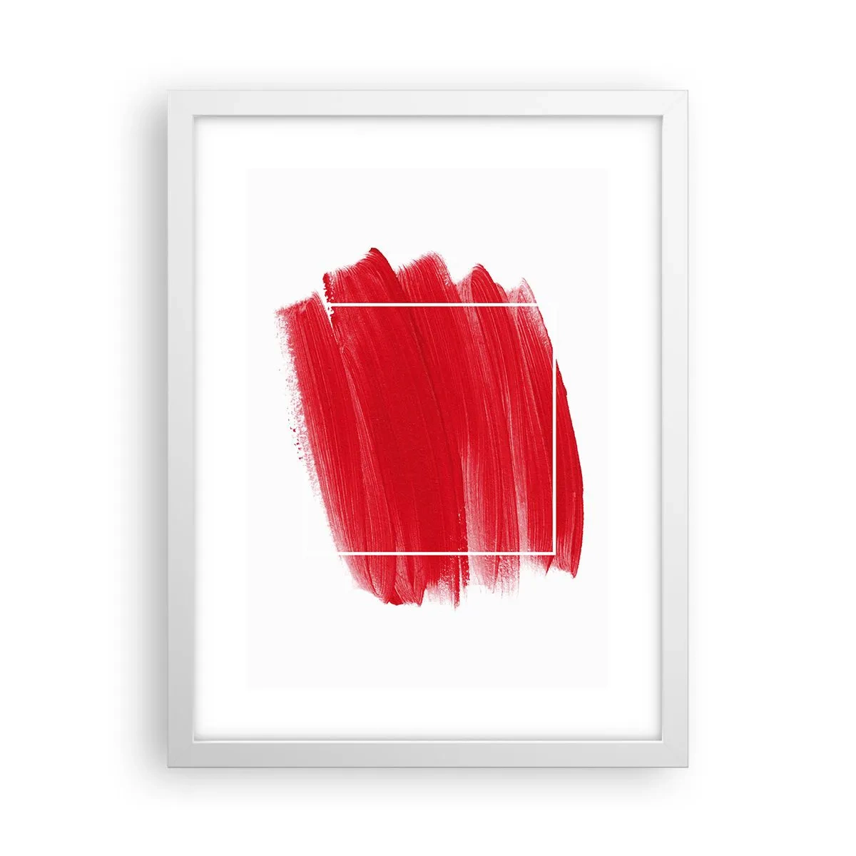 Poster in een witte lijst - Uit het frame - 30x40 cm