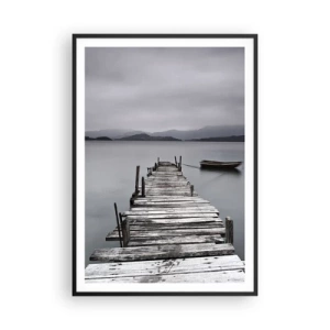 Poster in een zwarte lijst - Je kunt morgen gaan - 70x100 cm