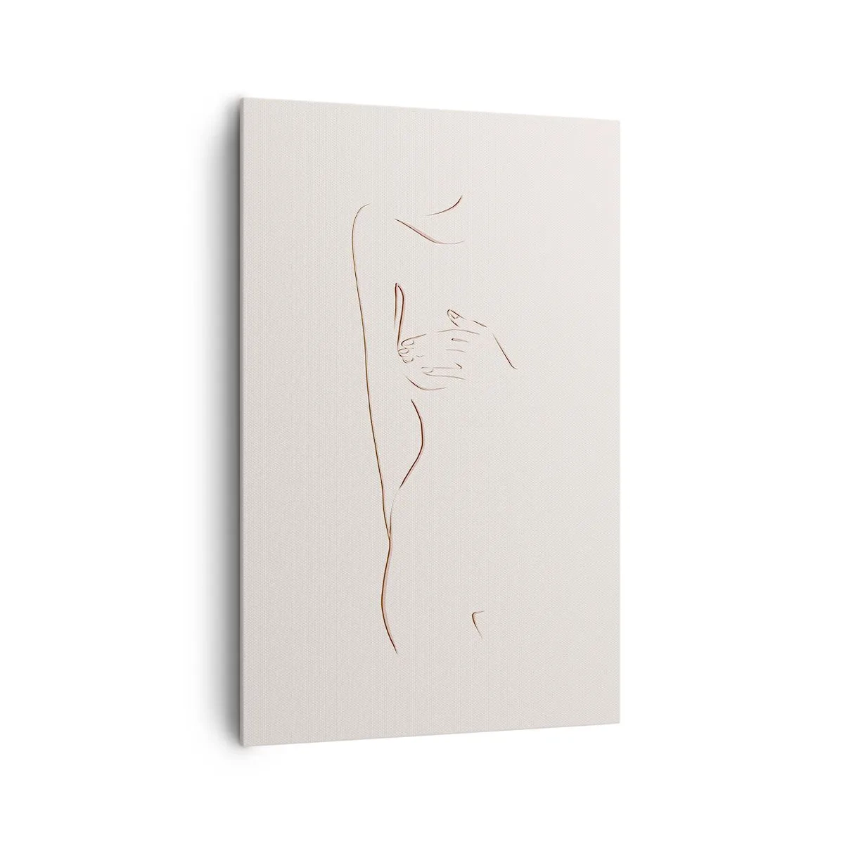 Schilderen op canvas - De vorm van verlangen - 80x120 cm