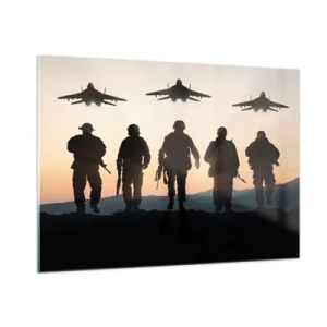 Schilderen op glas - Welkom in onze wereld - 100x70 cm