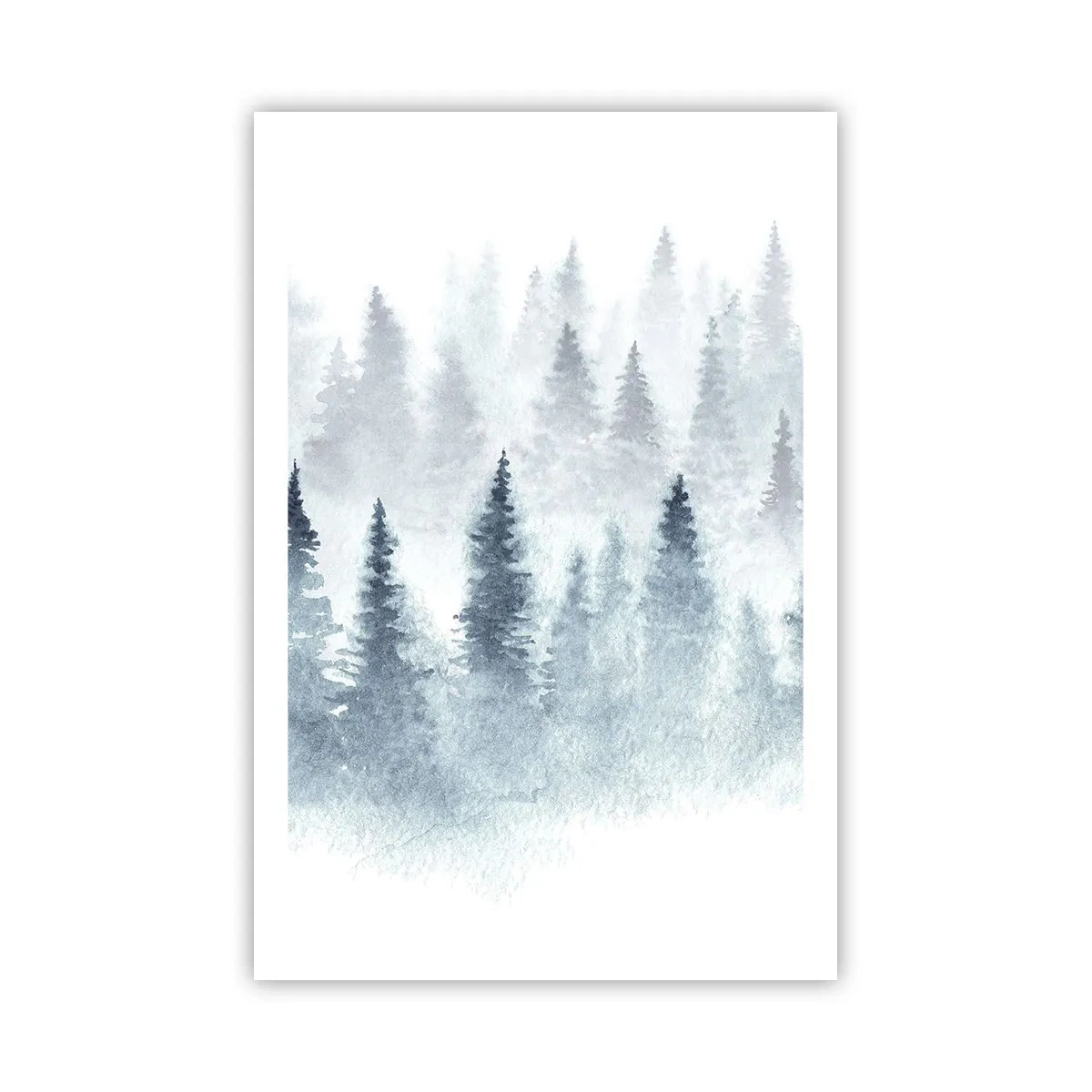 Poster - Gehuld in mist - 61x91 cm