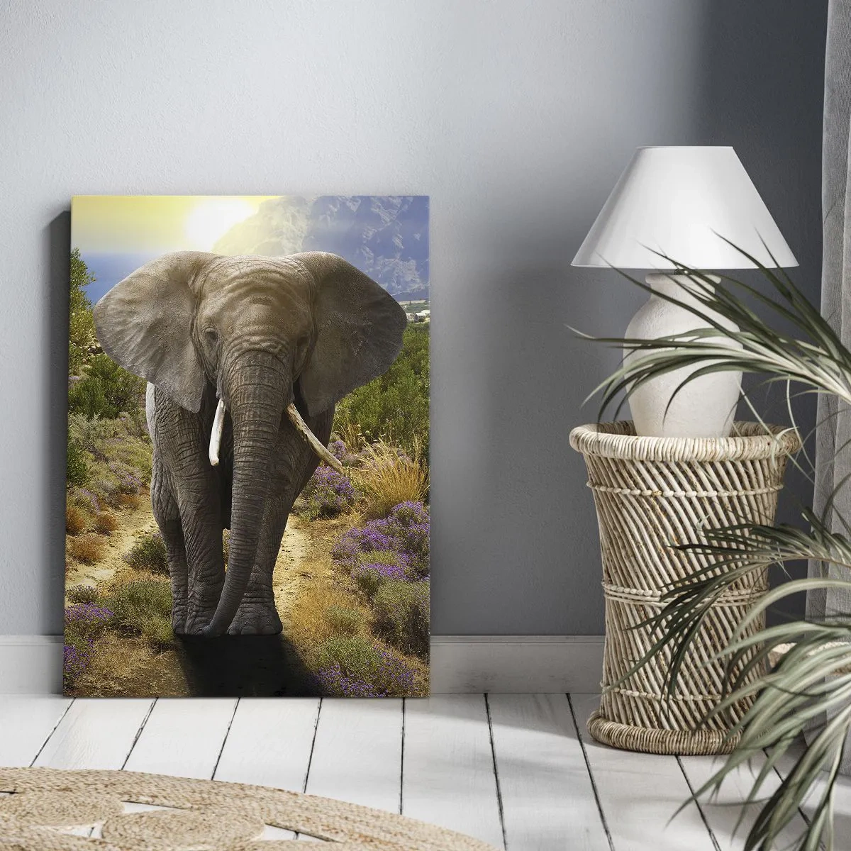 Schilderen op canvas - Zo zag Eden eruit - 50x70 cm