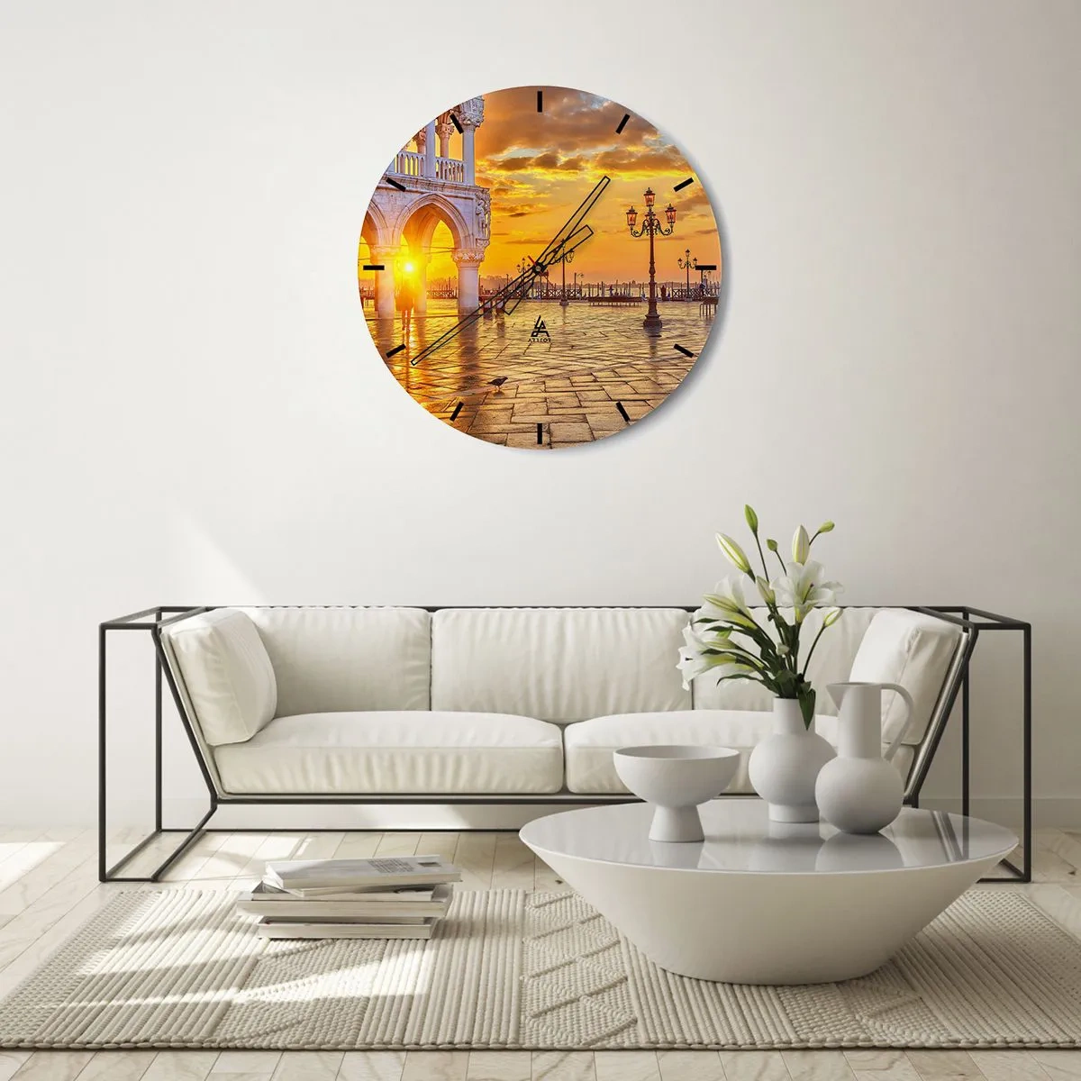 Wandklok - Klok - Waar is iedereen? - 40x40 cm