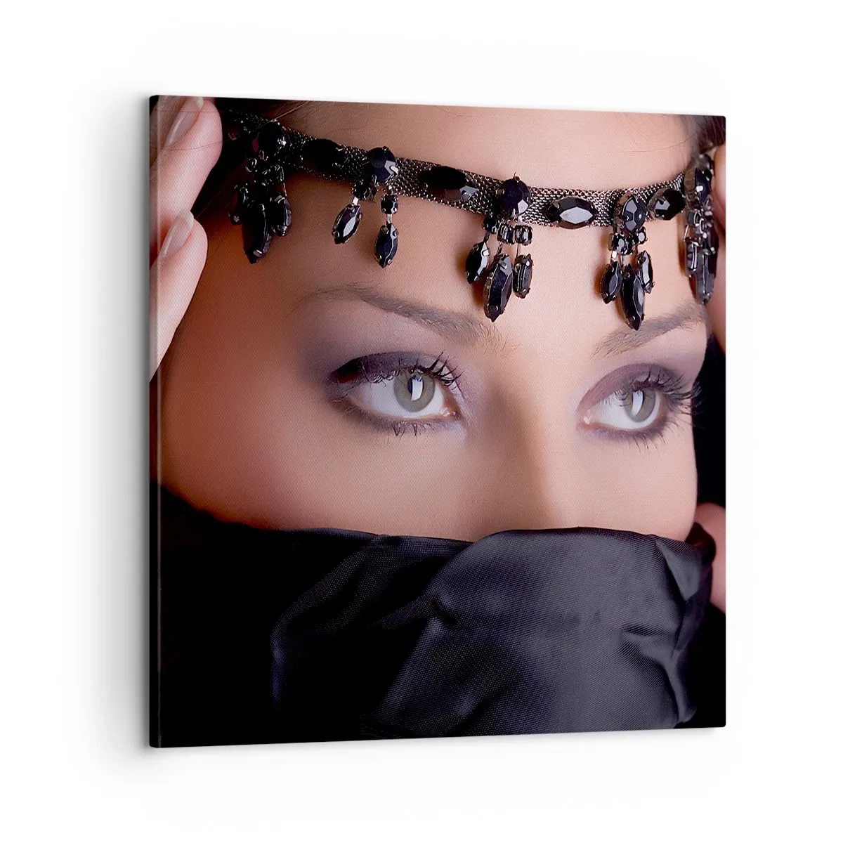 Schilderen op canvas - Oosters verleidelijk mysterie - 60x60 cm