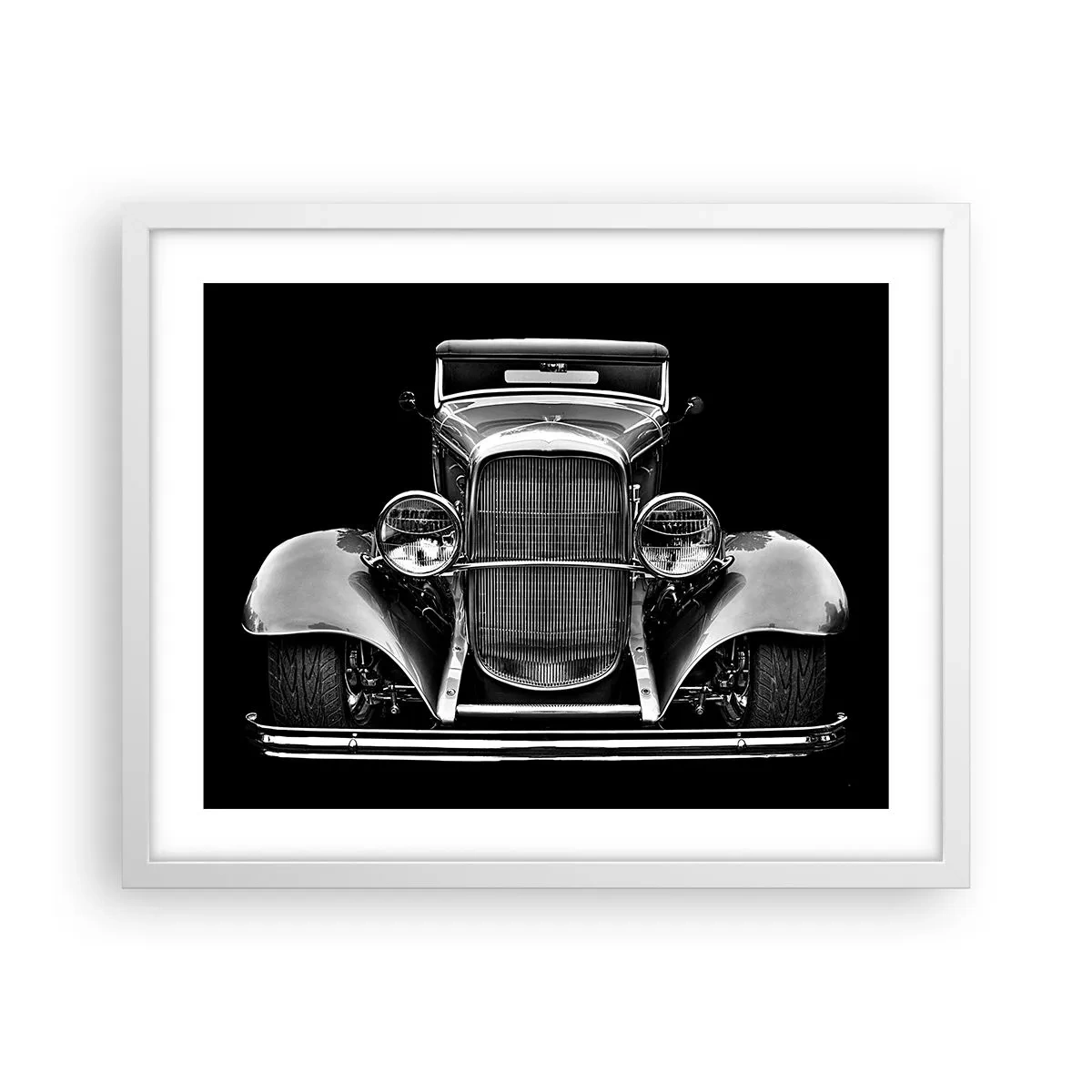 Poster in een witte lijst - Een echte gentleman - 50x40 cm